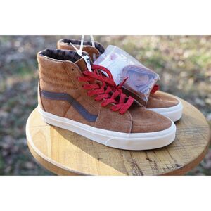 Vans Sk8 Hi HEIC Brown Suede Water Resistant NWT
